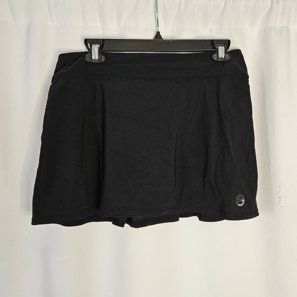 Foray‎ Golf Core Performance Skirt Skort Lined Womens Medium Black Luxury